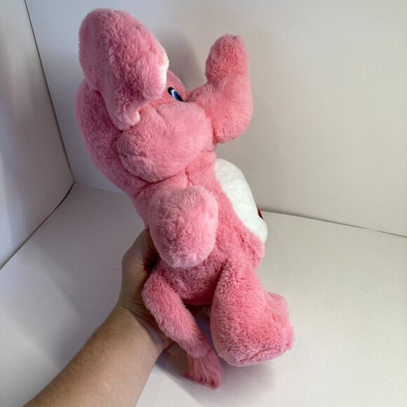 Care Bears Cousin Lotsa Heart Pink Elephant 15” Plush Stuffed Animal 2016 - Picture 9 of 9